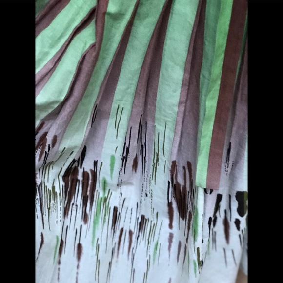 BCBGmaxazria green cotton dress size small - Picture 5 of 8